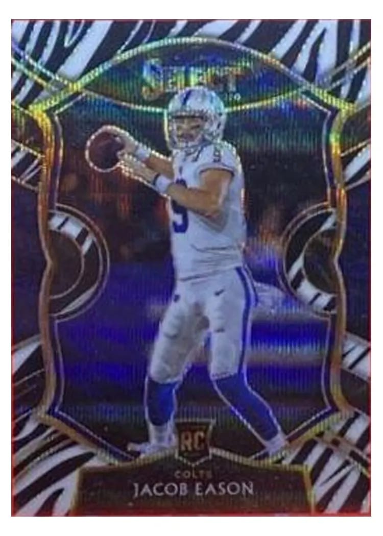 2020 Panini Select Base Set Jacob Eason #48 card