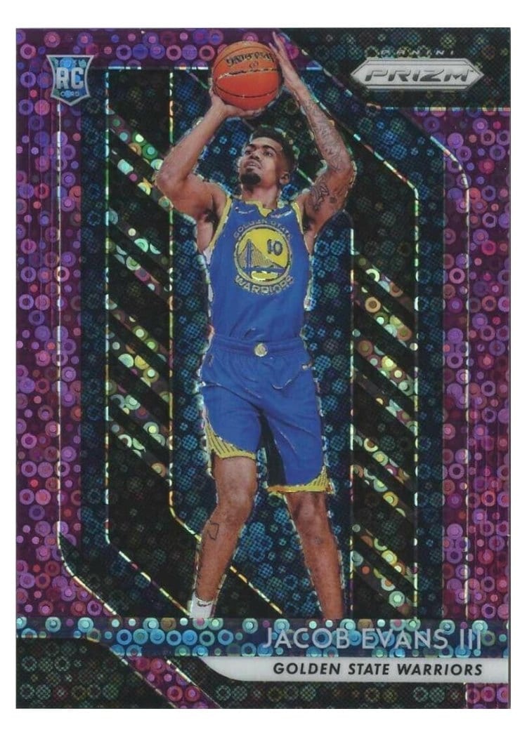 2018-19 Panini Prizm Base Set Jacob Evans III #212 card