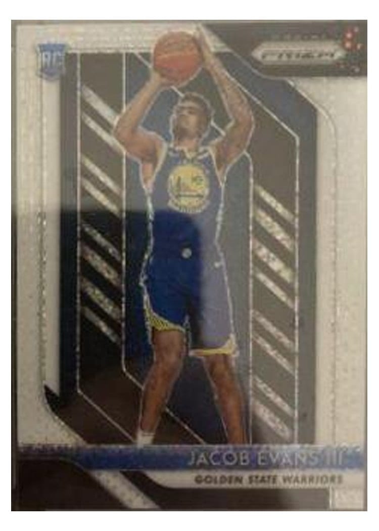 2018-19 Panini Prizm Base Set Jacob Evans III #212 card