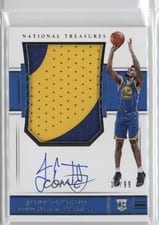 2018 Panini National Treasures Jacob Evans III #122 card