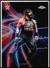 2026 Topps Chrome WWE Signalz Jacob Fatu #SGZ-14 card