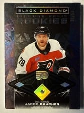 2025-26 Upper Deck Black Diamond Base Diamond Relic Rookies Jacob Gaucher #BDR-JG card