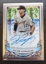 2024 Bowman Sterling Prospect Autographs Jacob Gonzalez #PA-JG
