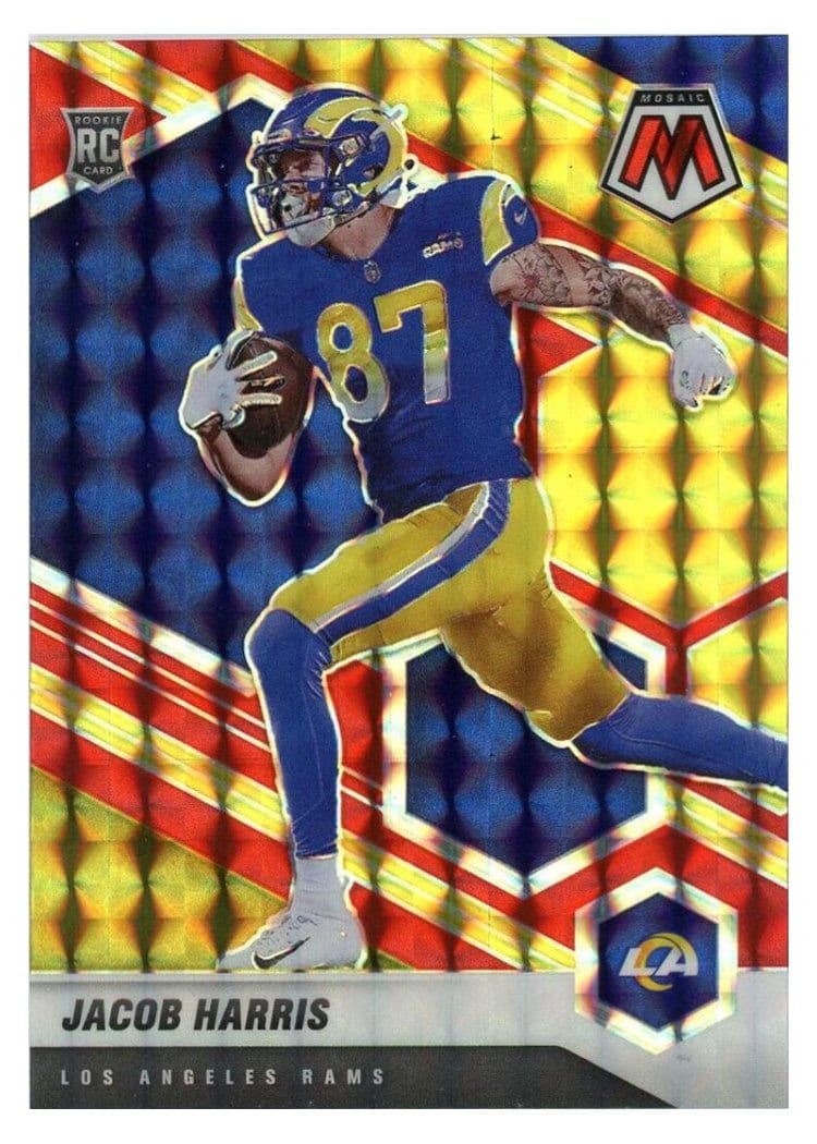 2021 Panini Mosaic Base Set Jacob Harris #338 card