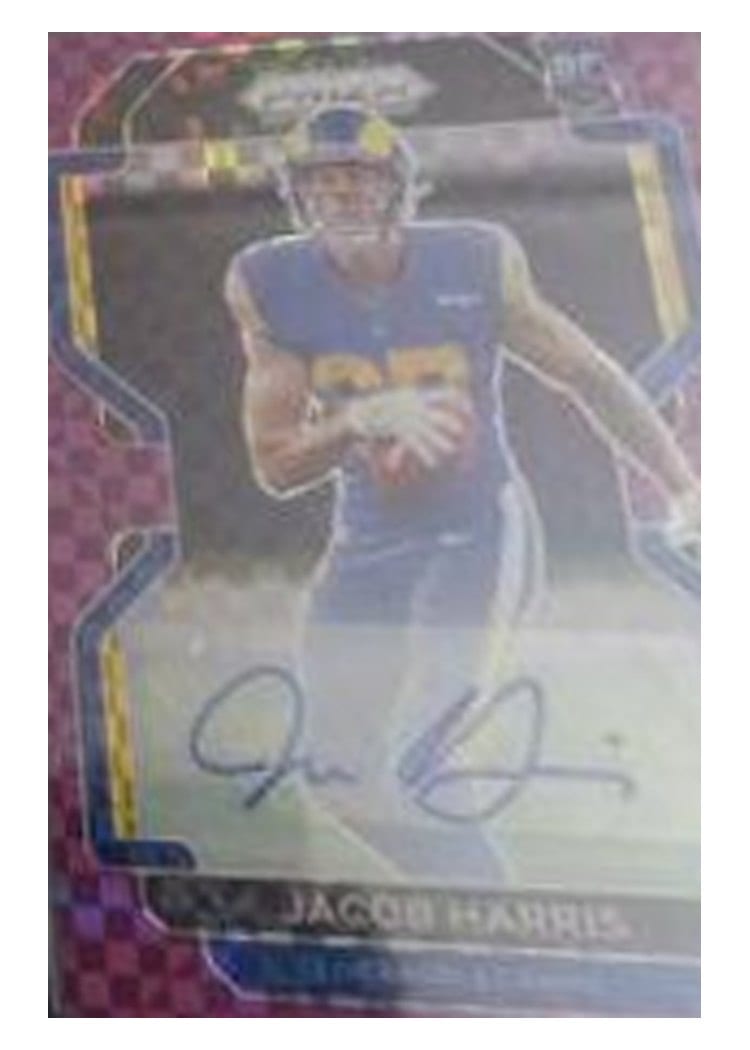 2021 Panini Prizm Base Set Jacob Harris #368 card