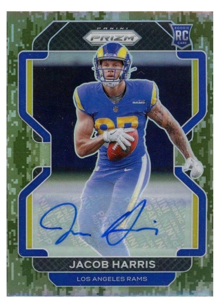 2021 Panini Prizm Base Set Jacob Harris #368 card