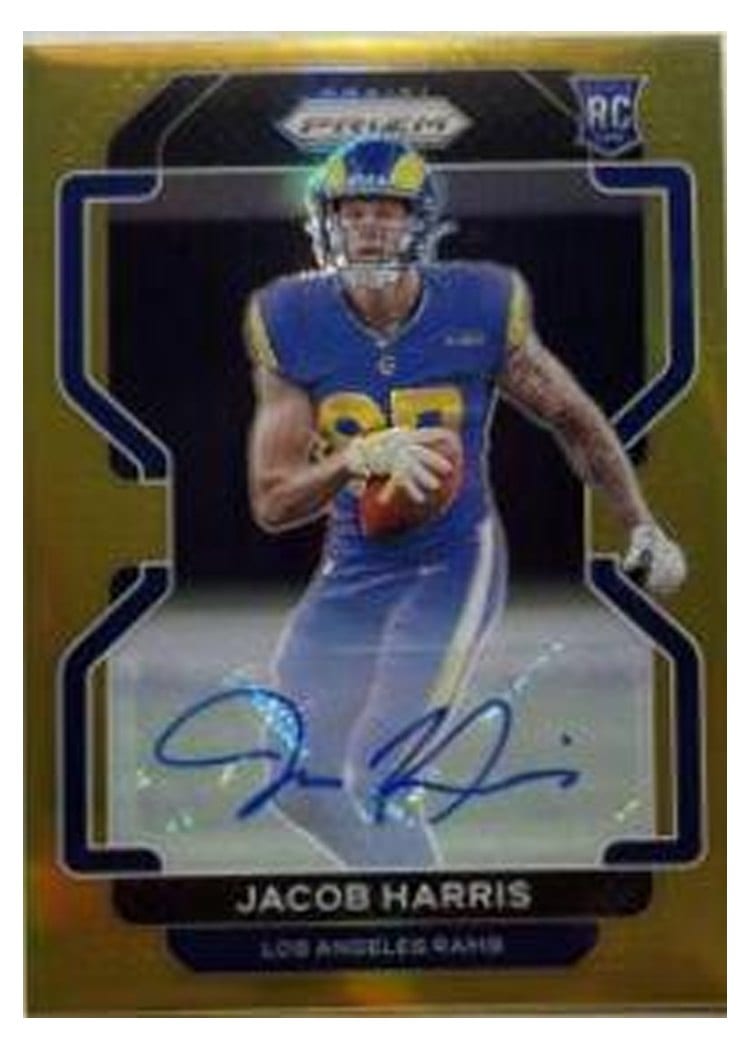 2021 Panini Prizm Base Set Jacob Harris #368 card
