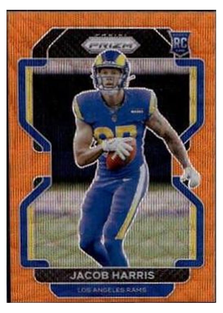 2021 Panini Prizm Base Set Jacob Harris #368 card