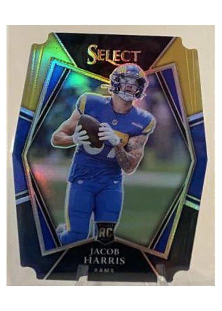 2021 Panini Select Base Set Jacob Harris Black Gold Die Cut #180 card
