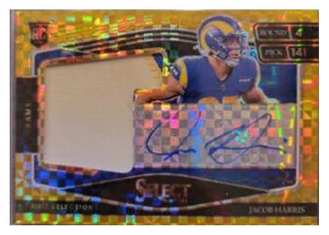 2021 Panini Select Base Set Jacob Harris #380 card