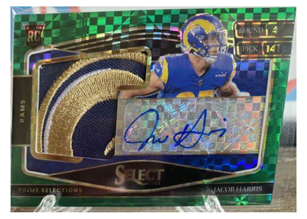 2021 Panini Select Base Set Jacob Harris #380 card
