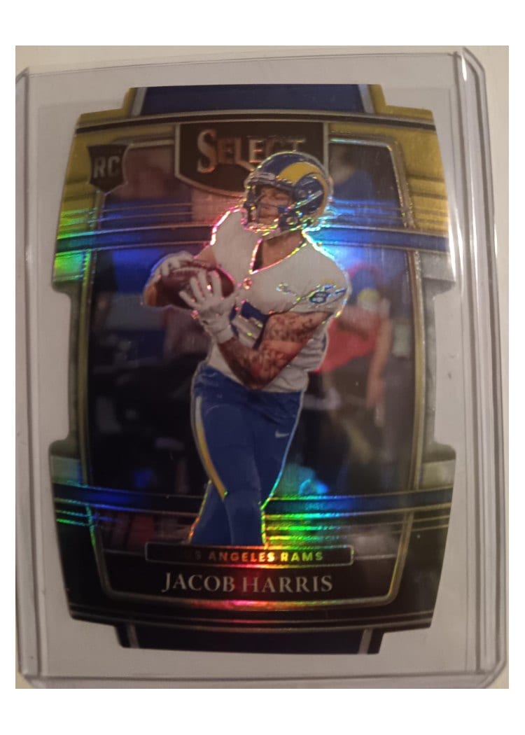 2021 Panini Select Base Set Jacob Harris Black Gold Die Cut #80 card