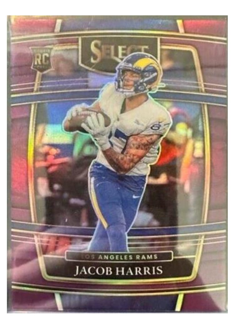 2021 Panini Select Base Set Jacob Harris Purple #80 card
