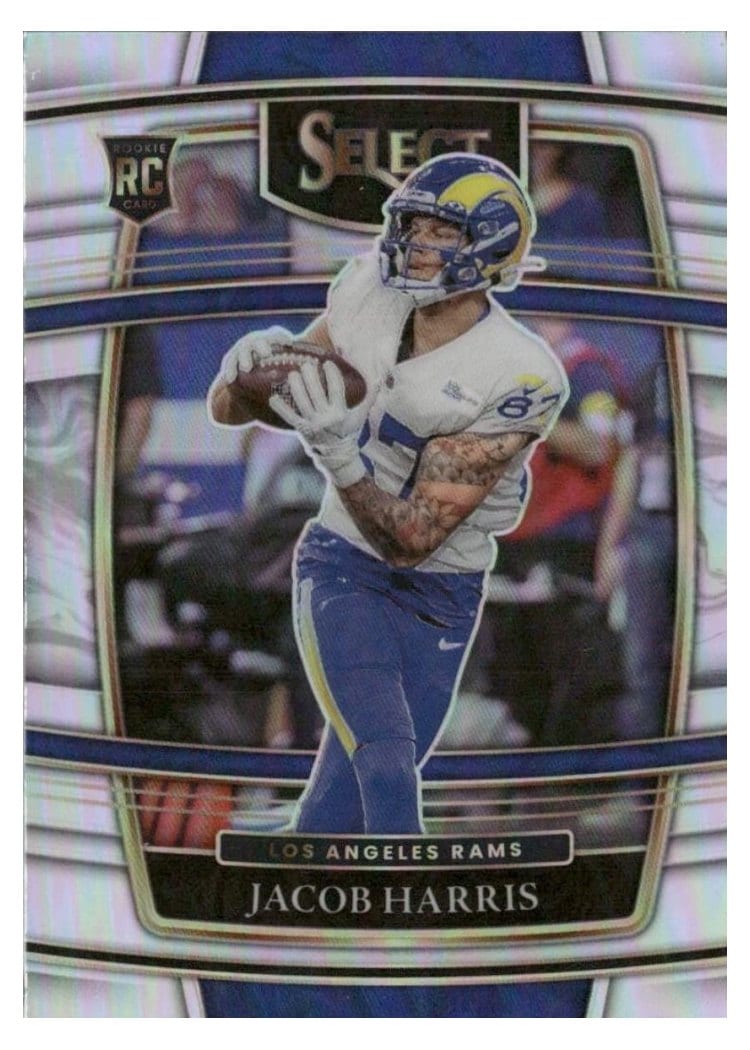 2021 Panini Select Base Set Jacob Harris Silver #80 card