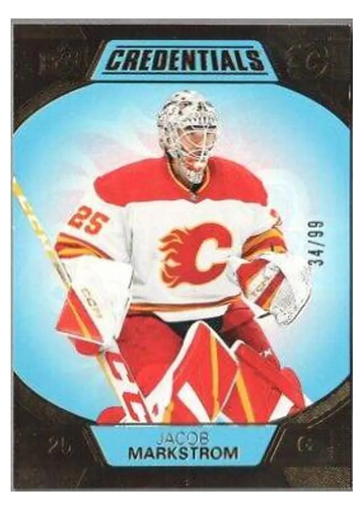 2022-23 Upper Deck Credentials Base Set Jacob Markstrom #13 card