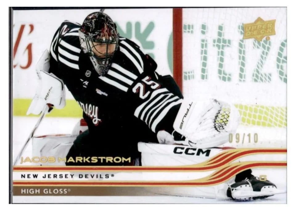 2025-26 Upper Deck Base Set Jacob Markstrom #101 card