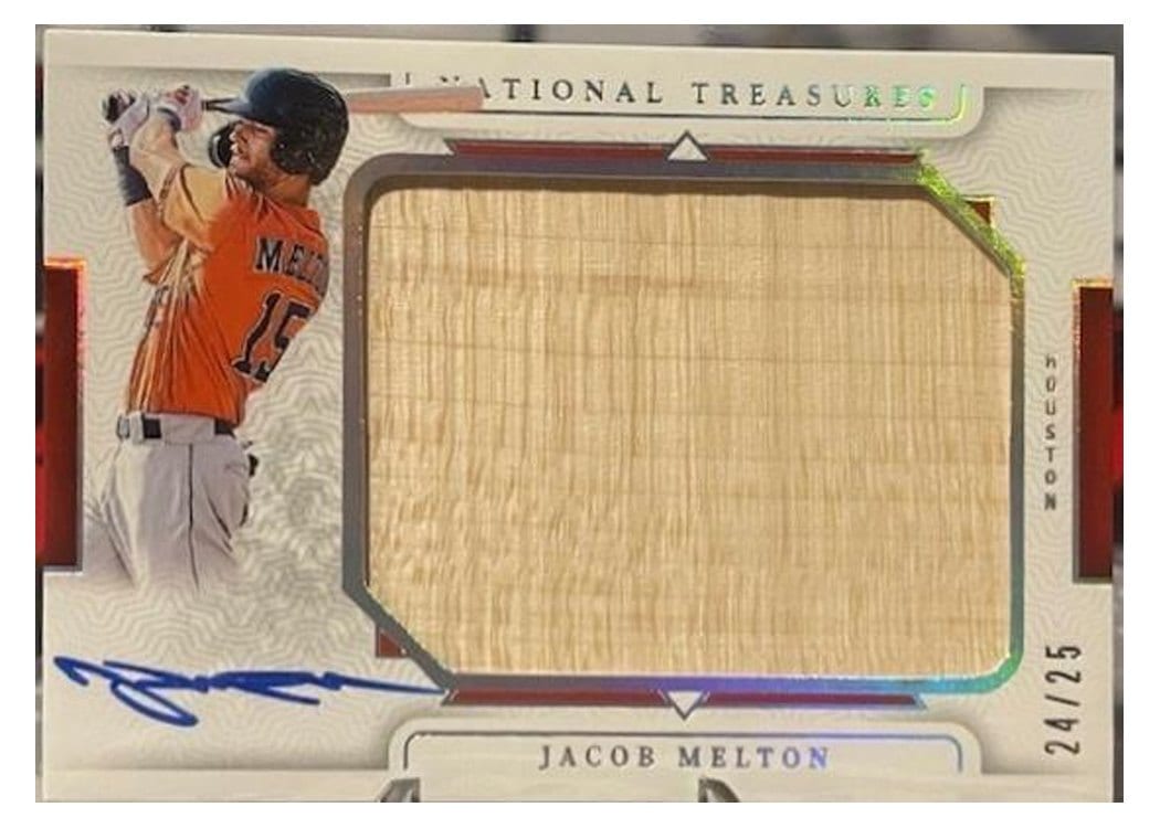 2024 Panini National Treasures Prospect Jumbo Lumber Signatures Jacob Melton #25 card