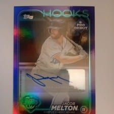 2024 Topps Pro Debut Autographs Jacob Melton #PD-30 card
