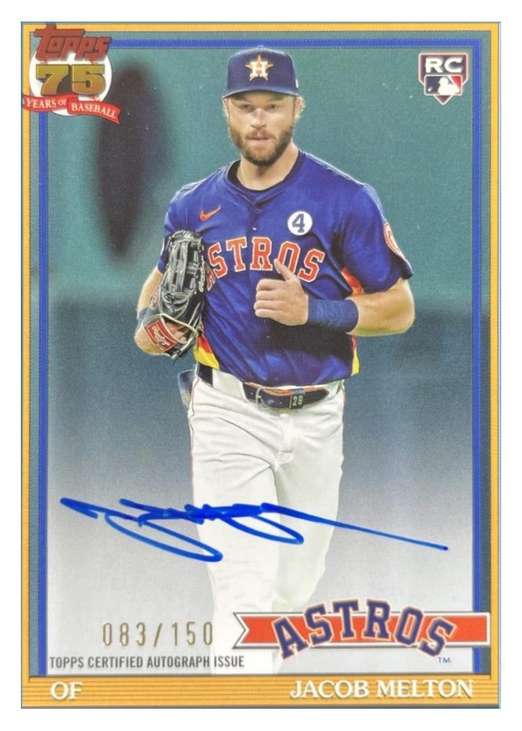 2026 Topps 1991 Topps Autographs Jacob Melton #91A-MEL card