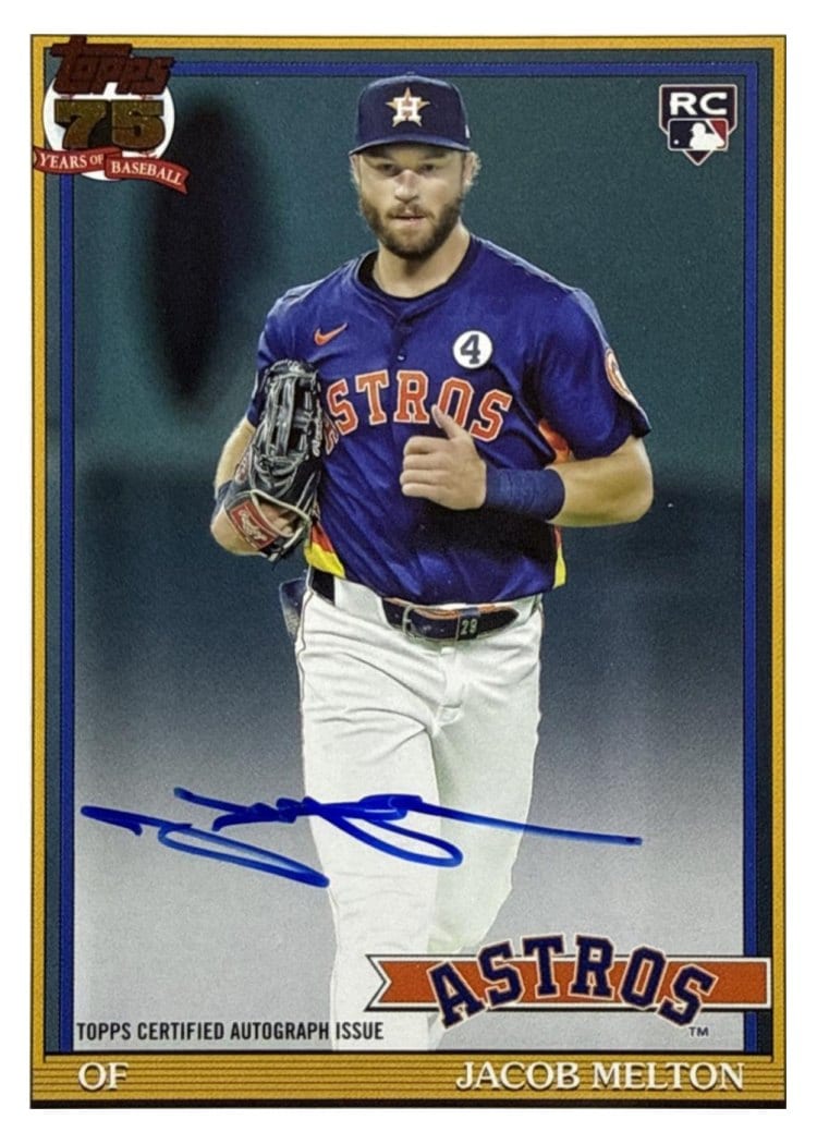 2026 Topps 1991 Topps Autographs Jacob Melton #91A-MEL card