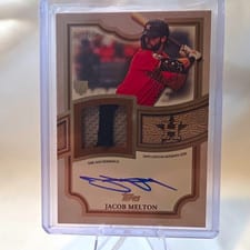 2026 Topps Topps Flagship Autograph Patch Jacob Melton #TFAP2-JM card