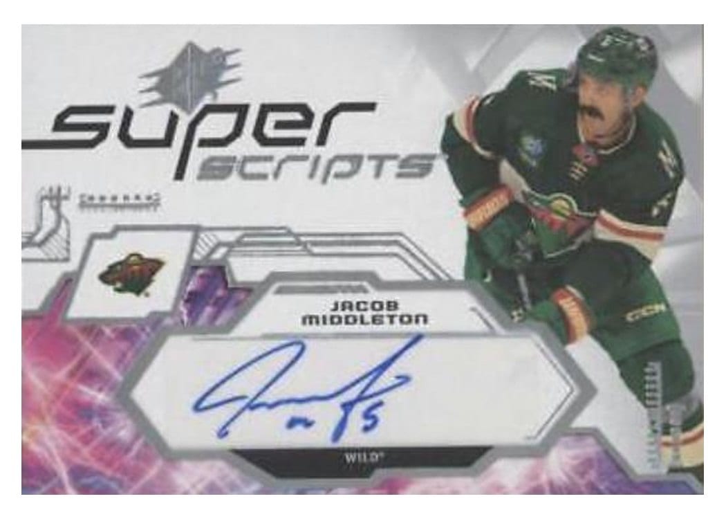 2023-24 SPx Superscripts Jacob Middleton #SS-MI card
