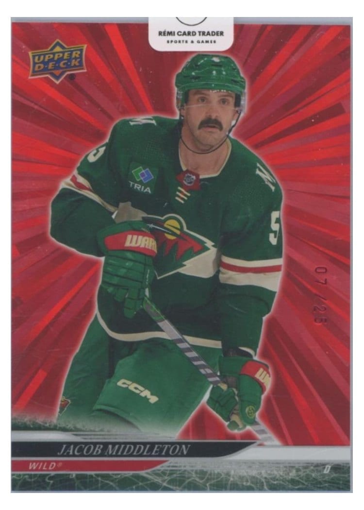 2024-25 Upper Deck Base Set Jacob Middleton #335 card