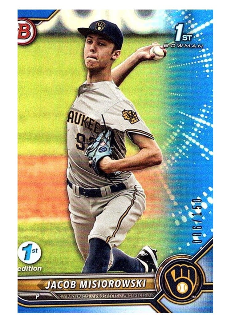 2022 Bowman Draft 1st Edition Jacob Misiorowski #BD-132 card