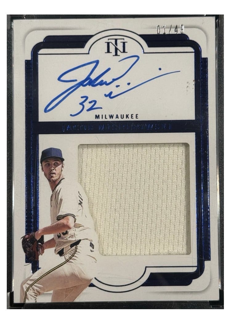 2025 Panini National Treasures Silhouette Signatures Jacob Misiorowski #22 card