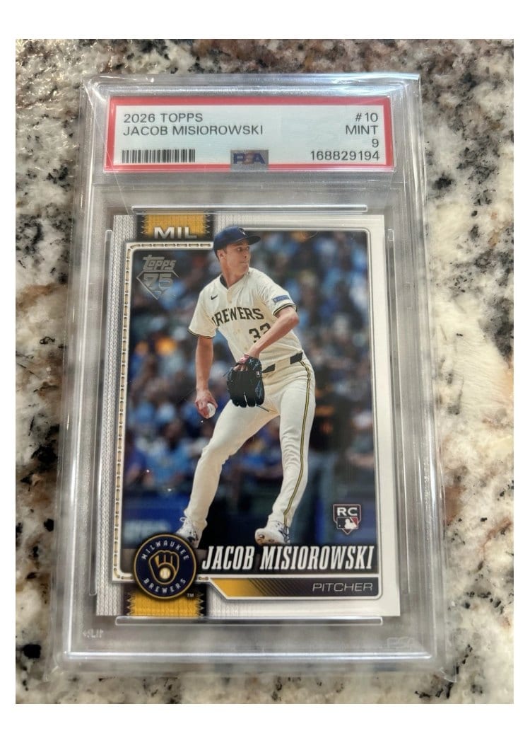 2026 Topps Base Set Jacob Misiorowski #10 card