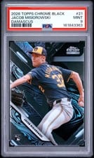 2026 Topps Chrome Black Damascus Jacob Misiorowski #DAM-21