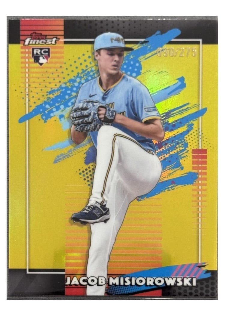 2026 Topps Finest Jacob Misiorowski #196 card