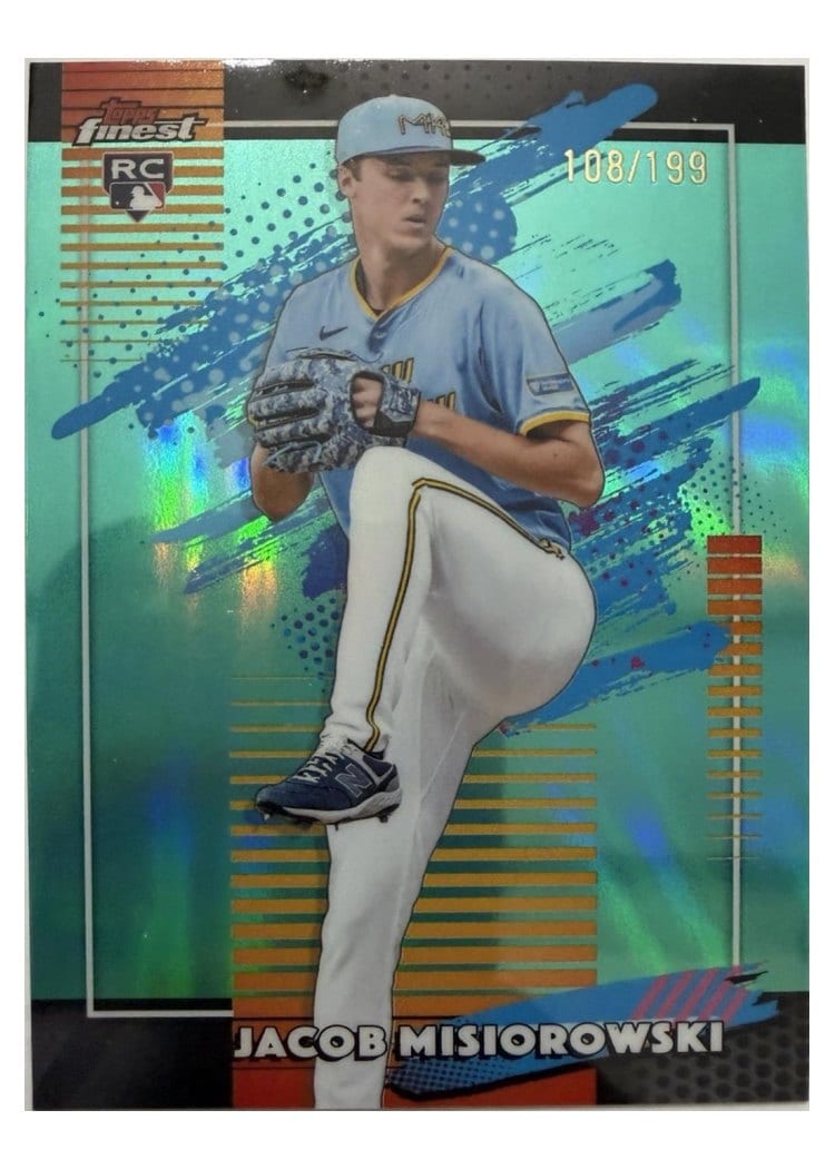 2026 Topps Finest Jacob Misiorowski #196 card