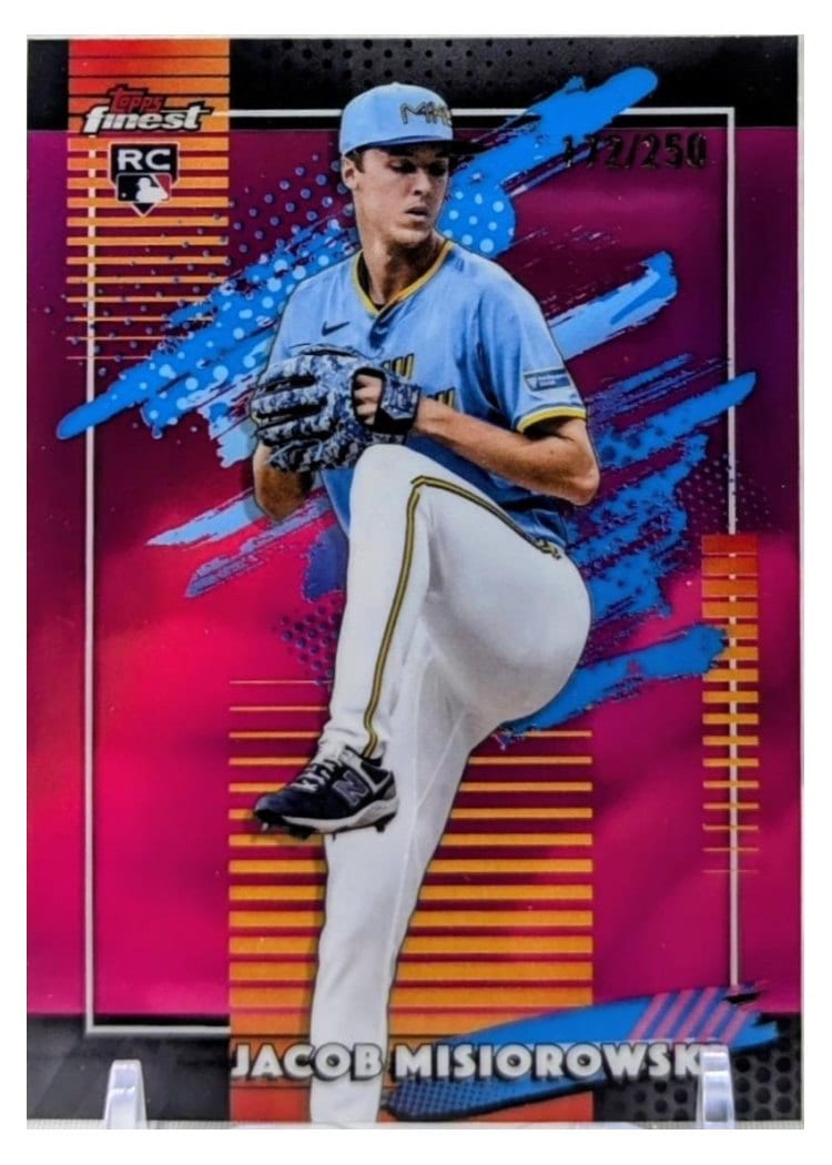 2026 Topps Finest Jacob Misiorowski #196 card