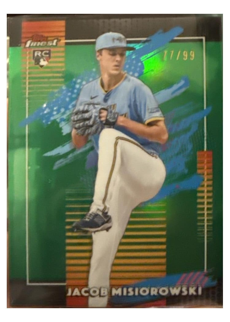 2026 Topps Finest Jacob Misiorowski #196 card