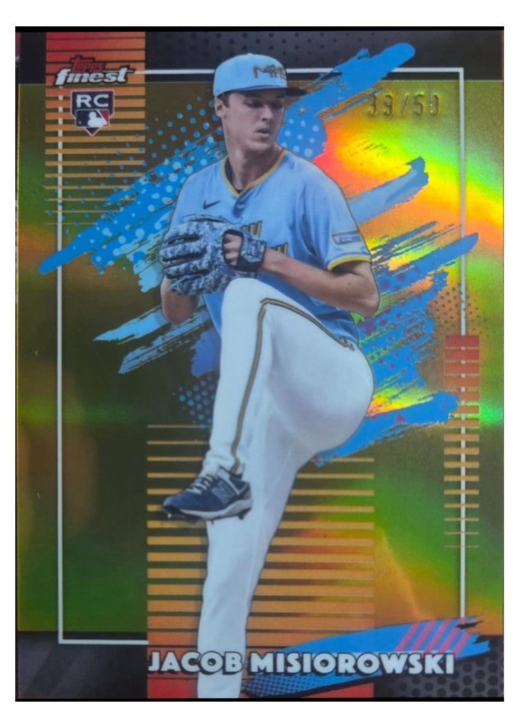 2026 Topps Finest Jacob Misiorowski #196 card
