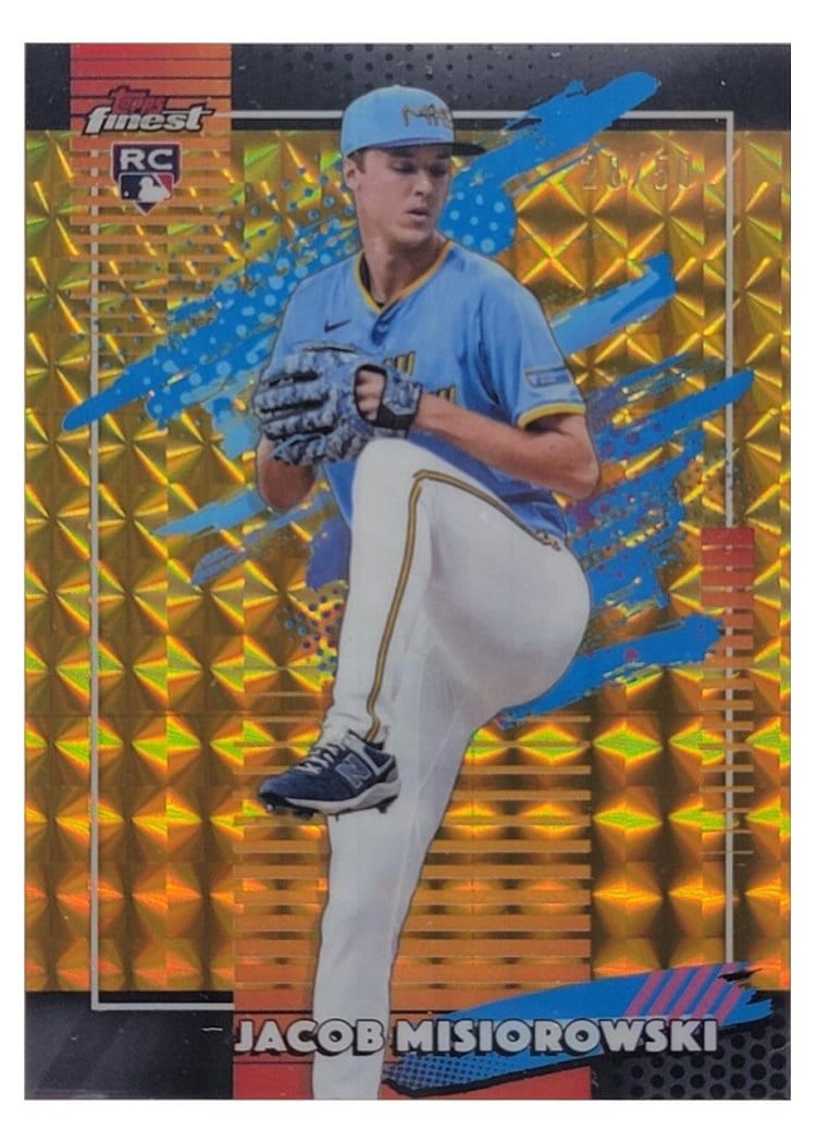2026 Topps Finest Jacob Misiorowski #196 card