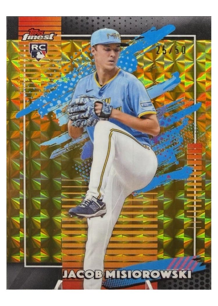 2026 Topps Finest Jacob Misiorowski #196 card