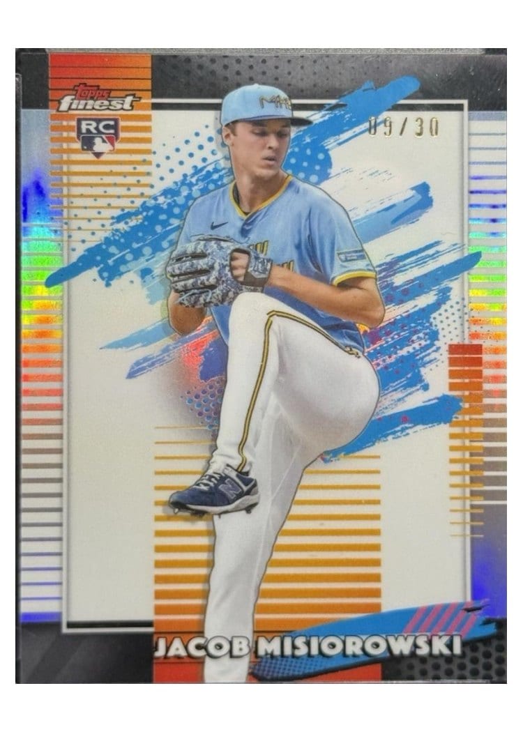 2026 Topps Finest Jacob Misiorowski #196 card