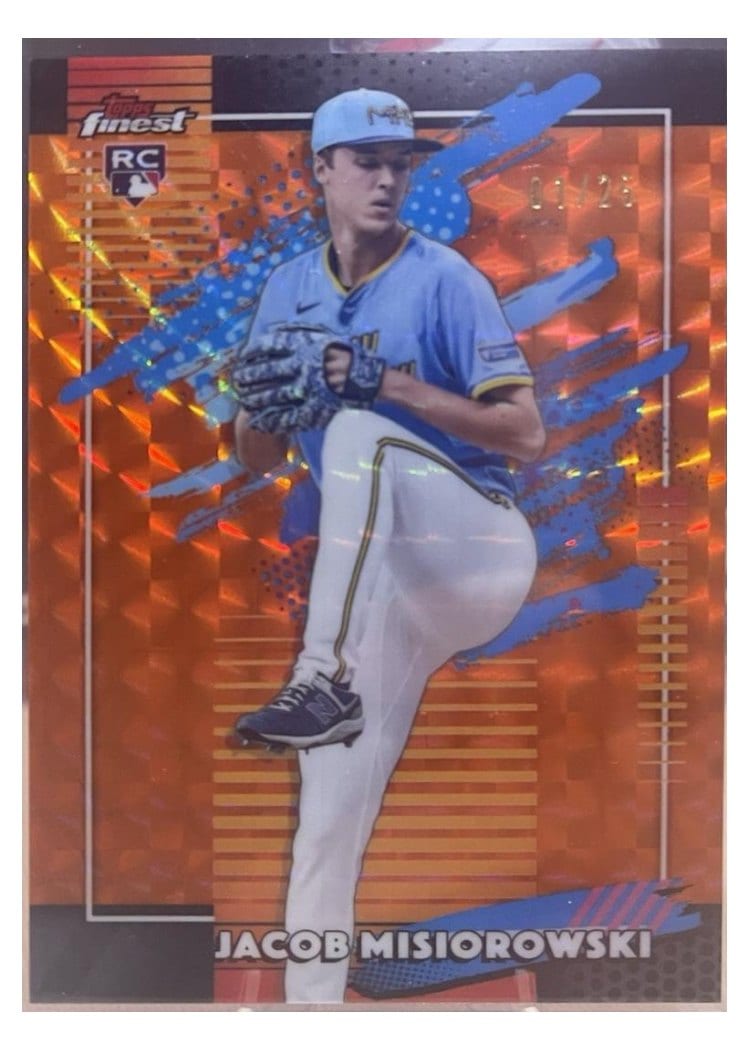2026 Topps Finest Jacob Misiorowski #196 card