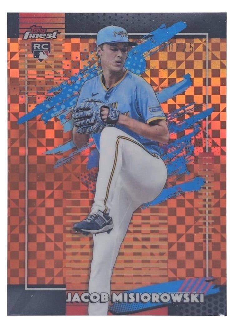 2026 Topps Finest Jacob Misiorowski #196 card