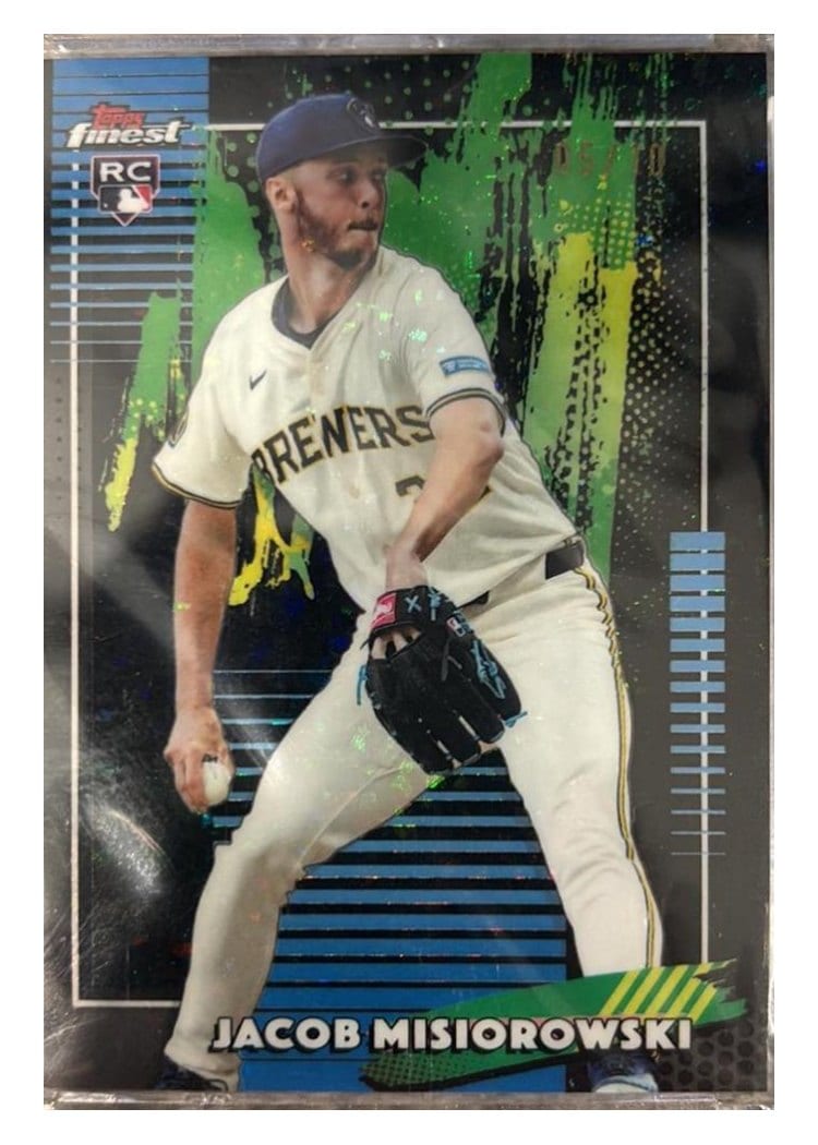 2026 Topps Finest Jacob Misiorowski #196 card