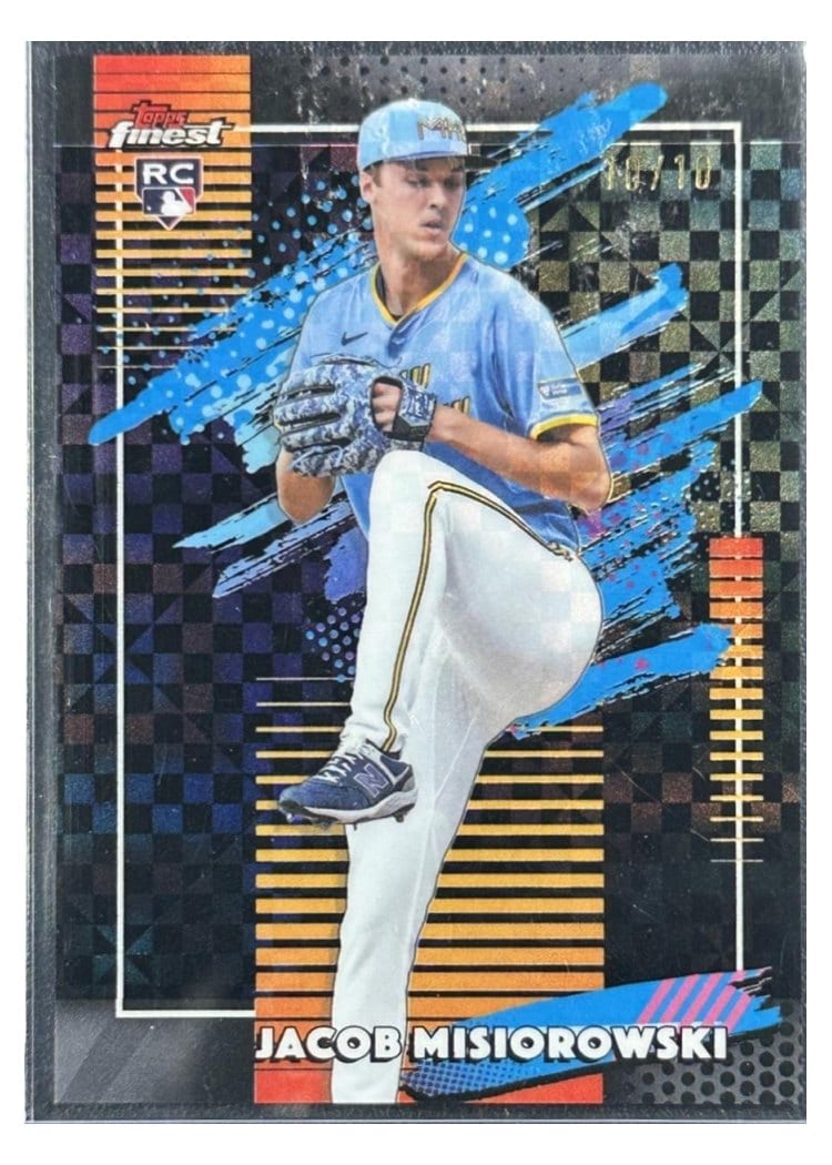 2026 Topps Finest Jacob Misiorowski #196 card