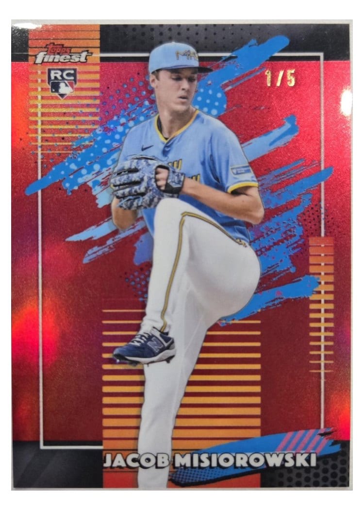 2026 Topps Finest Jacob Misiorowski #196 card