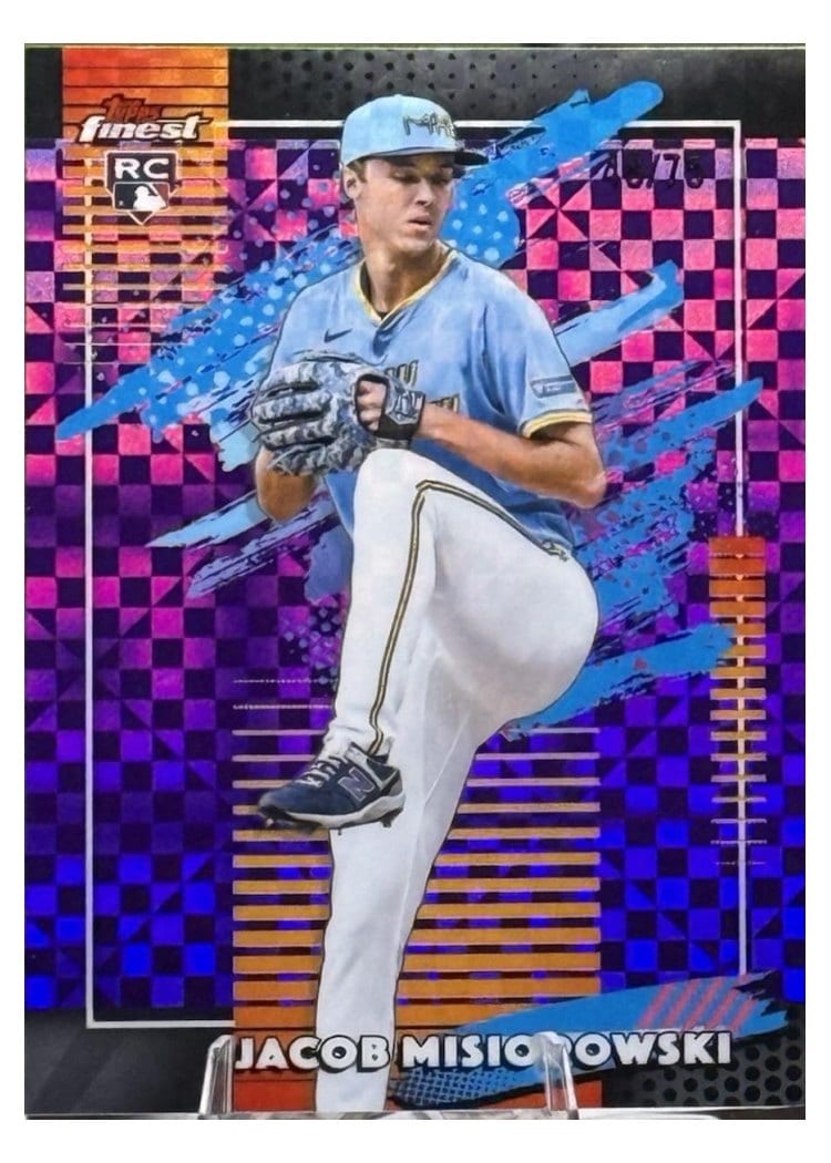 2026 Topps Finest Jacob Misiorowski #196 card
