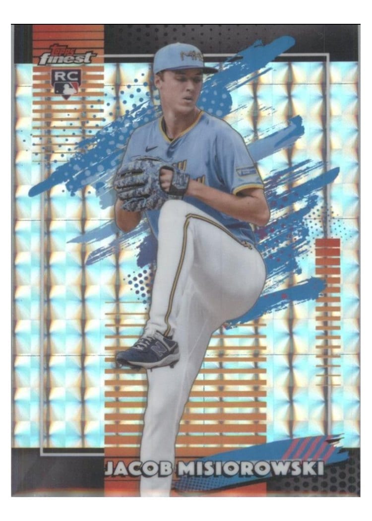 2026 Topps Finest Jacob Misiorowski Geometric Refractor #196 card