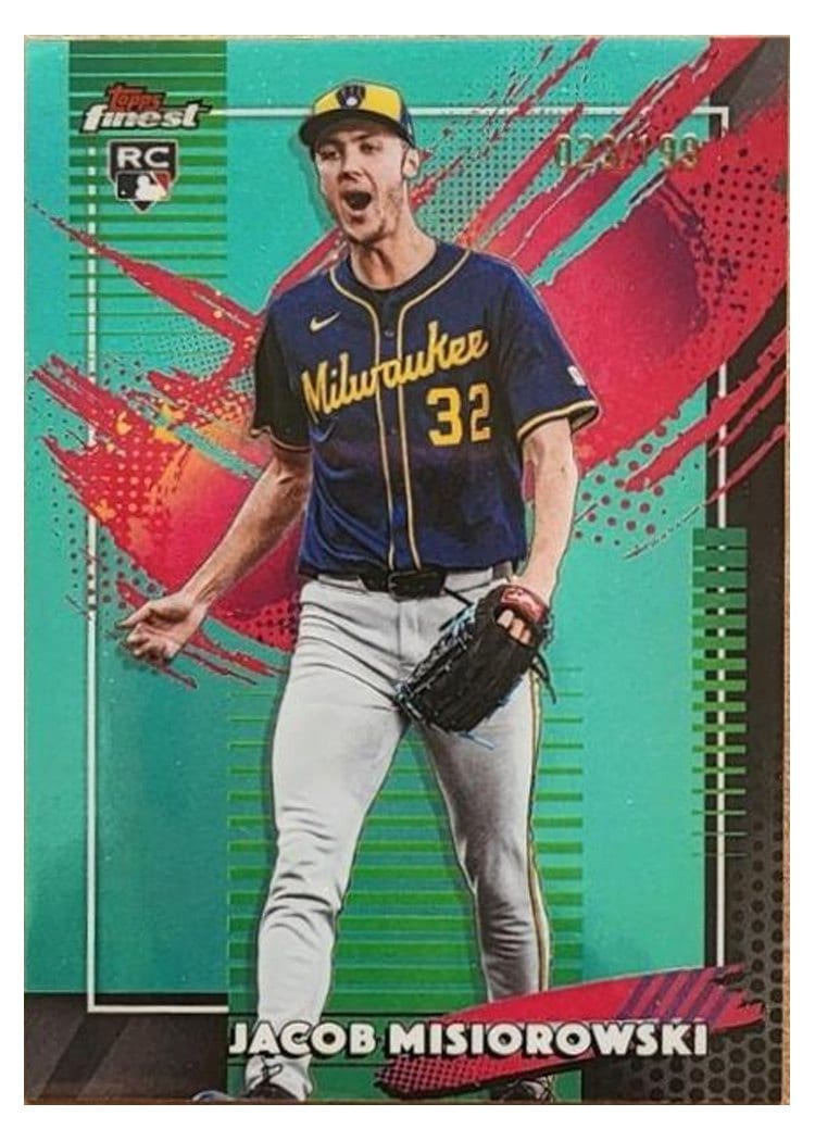 2026 Topps Finest Jacob Misiorowski #218 card