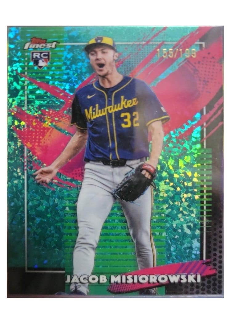 2026 Topps Finest Jacob Misiorowski #218 card