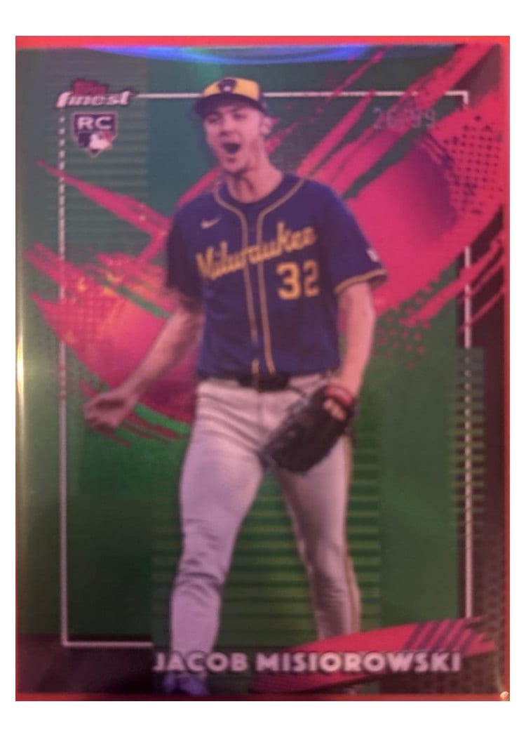 2026 Topps Finest Jacob Misiorowski #218 card