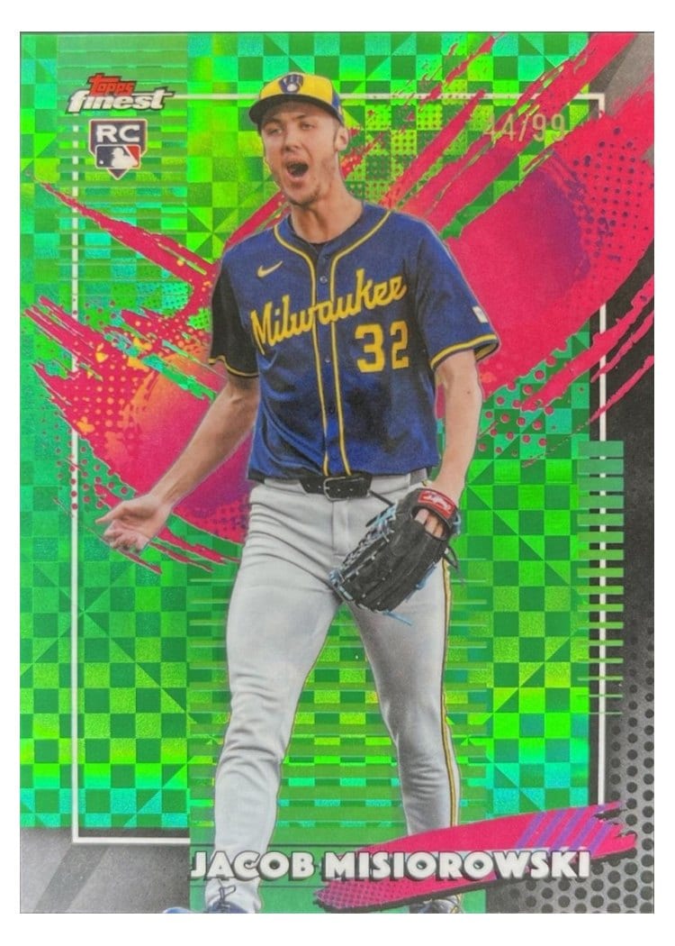 2026 Topps Finest Jacob Misiorowski #218 card